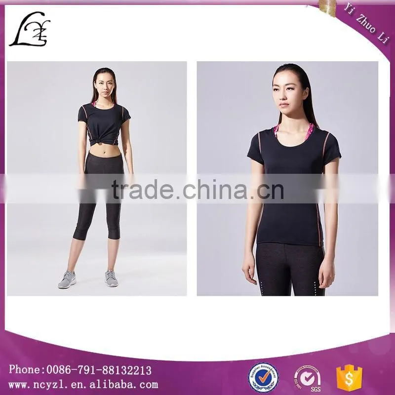 2016 Chinese manufacture garment factory customized women casual blank t -shirt