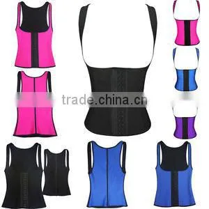 Fashion Black/Blue Cowboy New Belt Tied with a black waist Corset Tight Corset Denim zipper Girdle For Women