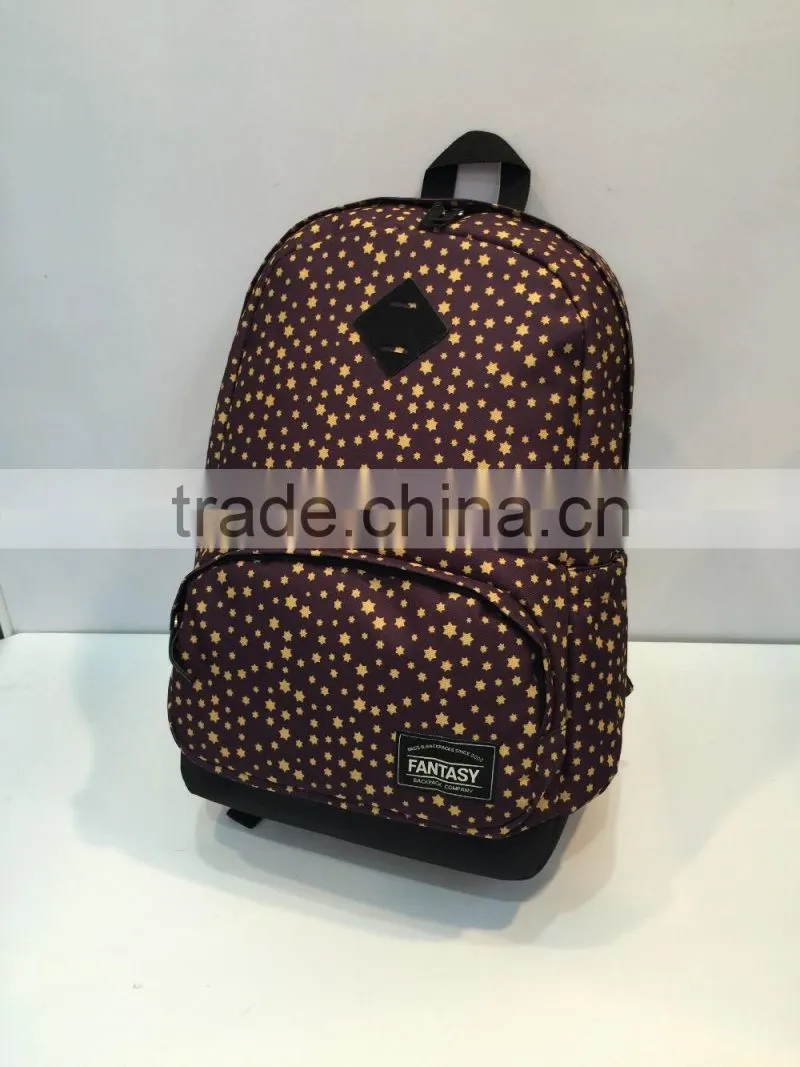 2017 hot sales wholesales custom fashion girls backpack