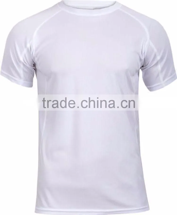 Guangzhou Shandao New Arrival Men 180g 100% Polyester Dry Fit Summer Short Sleeve Micro Fiber T Shirts