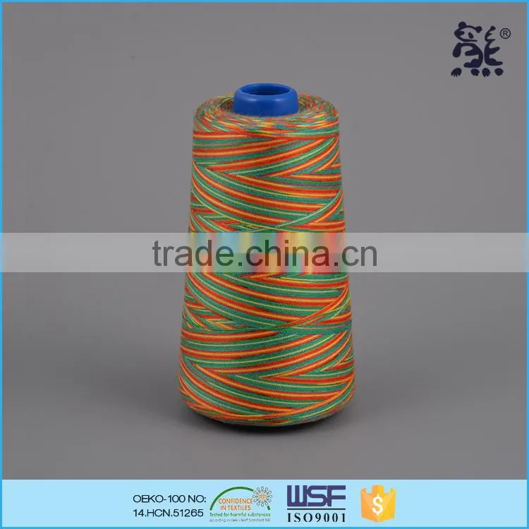20S/3 High tenacity polyester spun yarn leather sewing thread