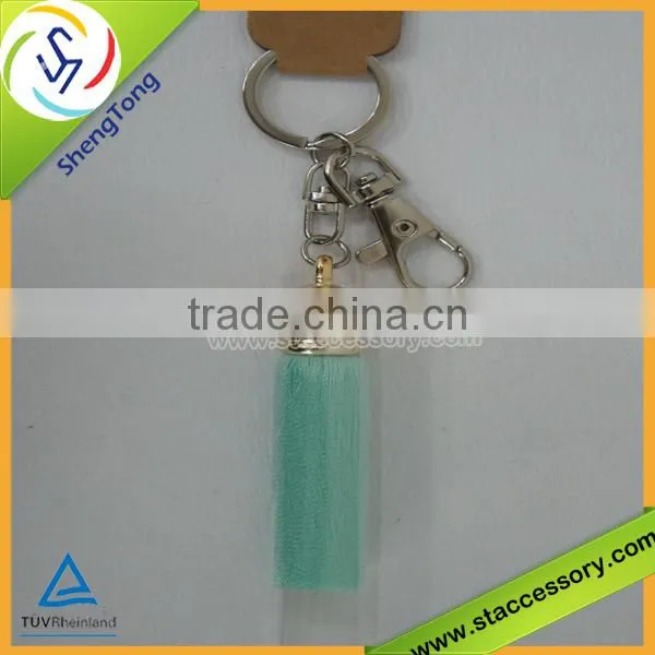 hot sale wholesale tassel keychain/colorful tassel keychain