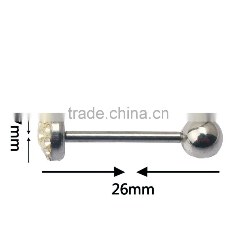 Custom Logo High quality 316L Stainless Steel Fake Spikes Flesh Ear Plugs Piercing Jewelry