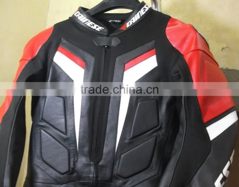 High Quality COW hide Leather Motorcycle Suit