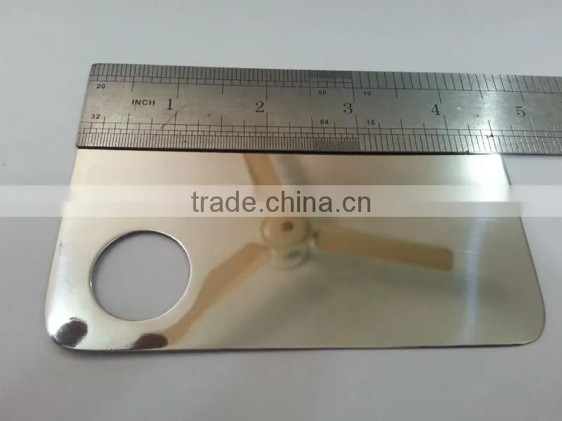 Mixing Palette with hole Make Up Mixing Palette Stainless Steel Beauty Tools