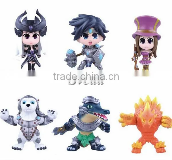 SV-LOL012 (Popular League of Legends )LOL action figure wholesale game toys League of Legends figure set 6pcs with retail box