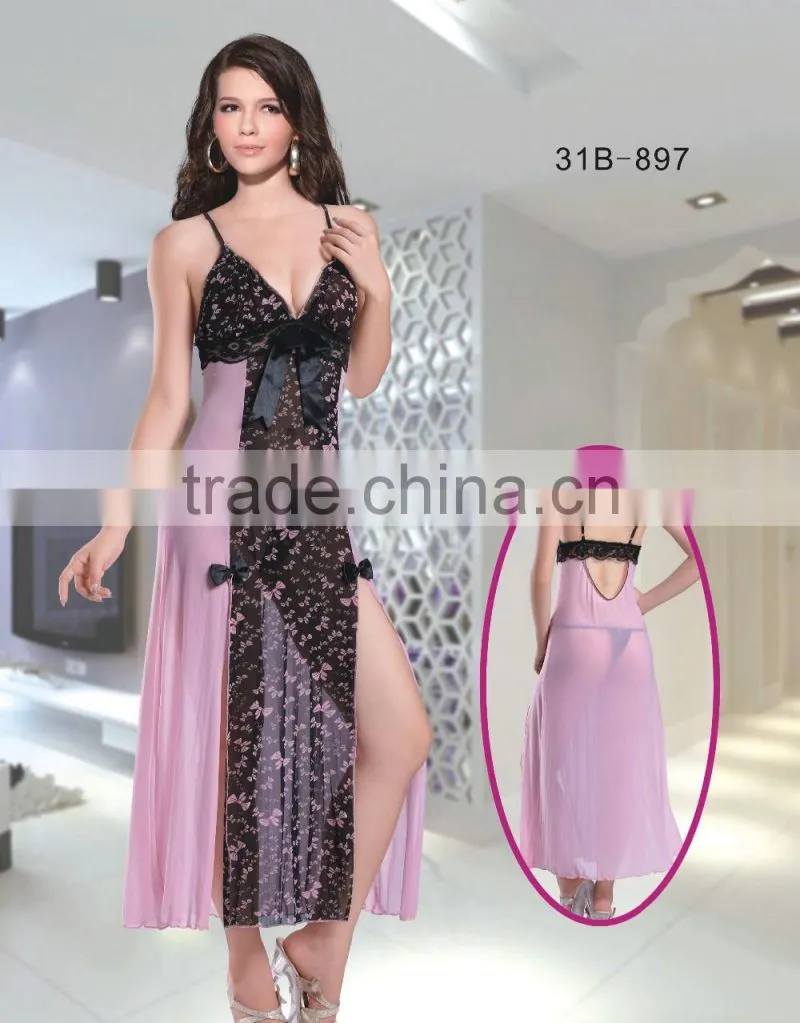 high quality sexy ladies new design long sexy baby doll