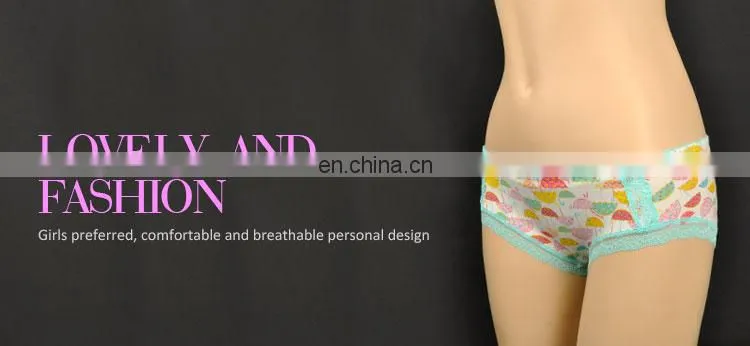 For Sale Graceful Lace Trim Teen Girl Underwear