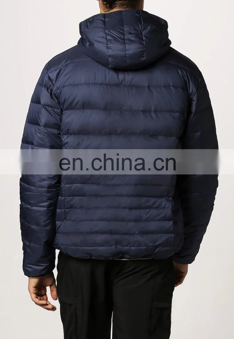 men modern artificial light down jacket