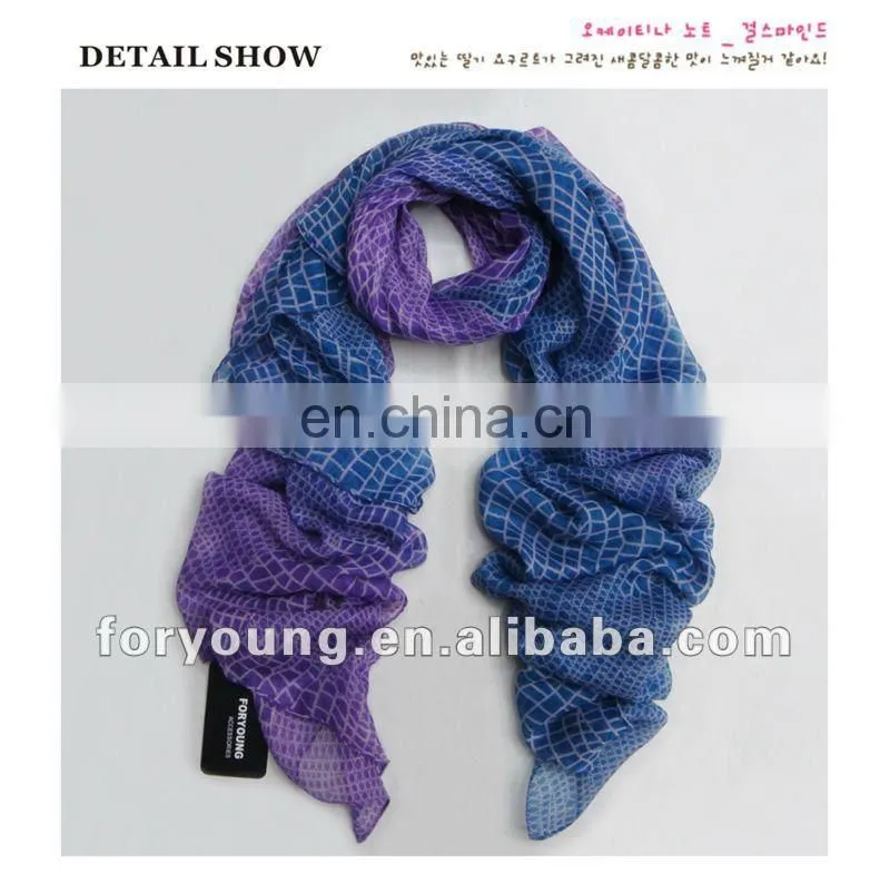 fashion two toned scarf and shawl