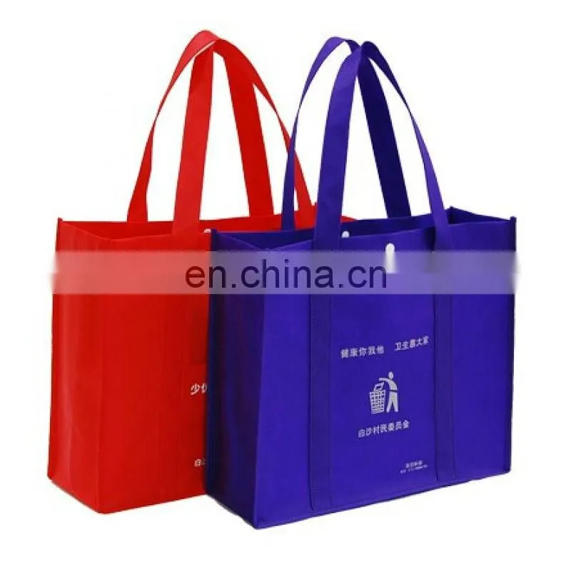 customized promotional eco-friendly pp nonwoven shopping tote bag