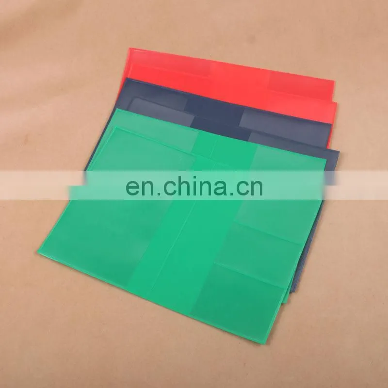 ECO pvc custom logo flexible card case