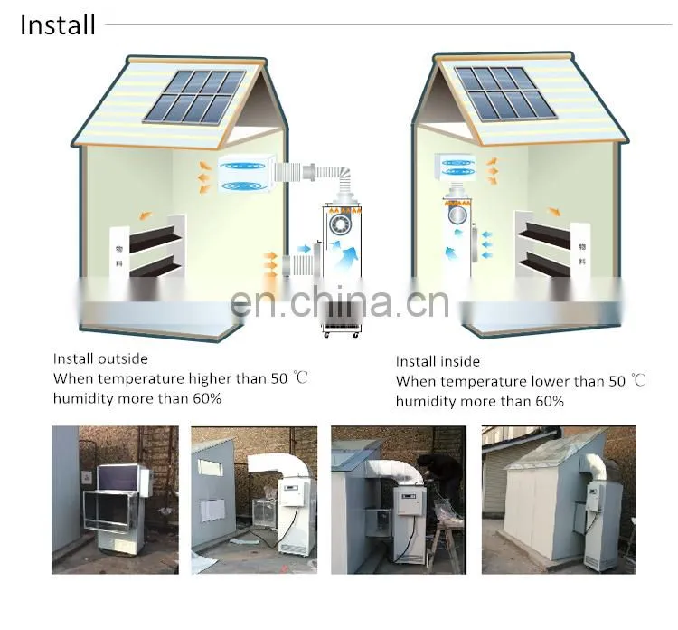 dehumidifier with heating function drying food chilli 10Kg/H