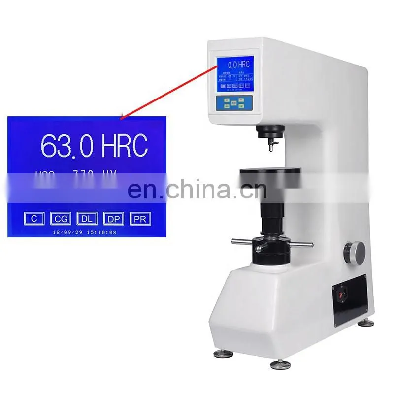 ZONHOW LHRS-150 China Manual Superficial Touch Screen Rockwell Hardness Tester price