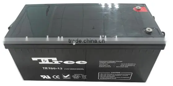 free maintenance solarbatterie solar battery 12v 200ah used ups batteries