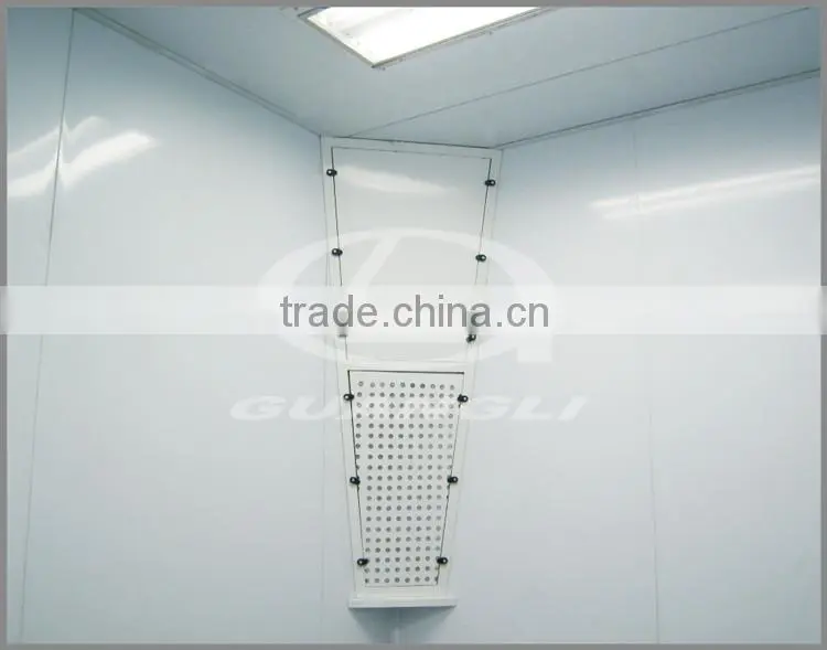 High quality reasonable ventilation system painting workplace car paint mixing room