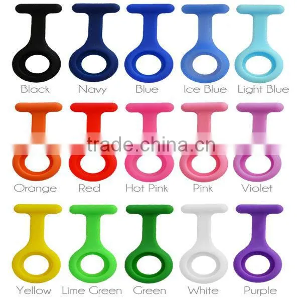 custom promotional silicone fashion style nurse watch