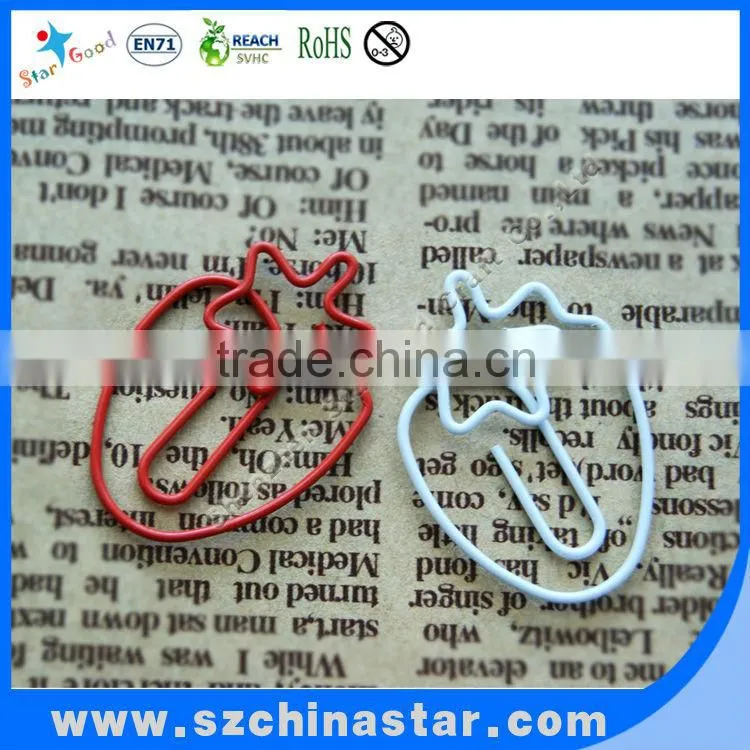 Beautiful tomato shaped paper clips