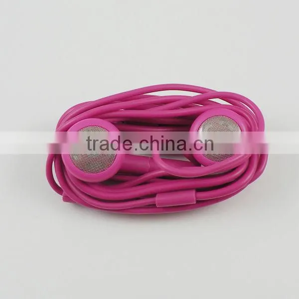 High quality ,low price, 3.5mm colorful earphones for iphone4/apple