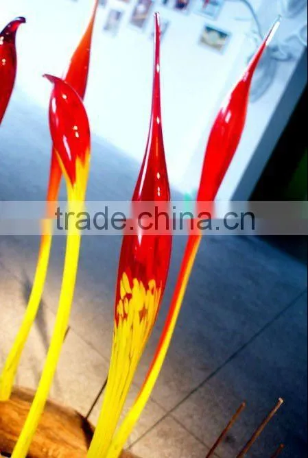 Decorative Murano Glass Flower Sculpture