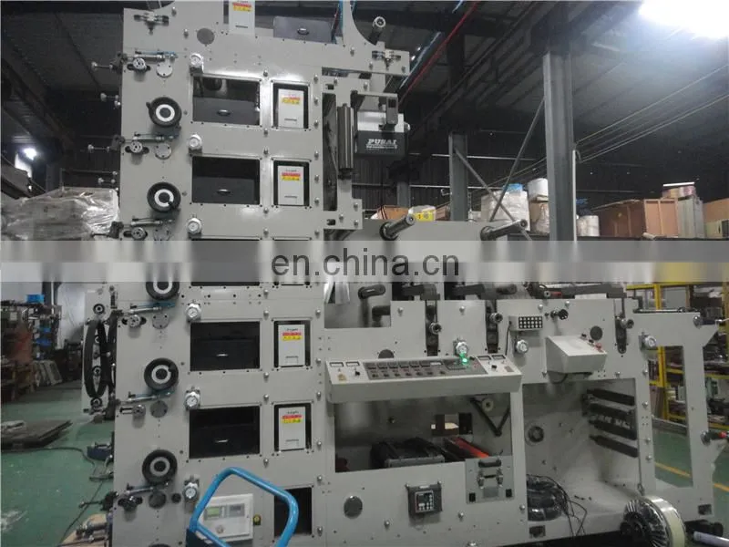 UTR480 multicolor electric pad sticky note Flexo Printing Machine, cardboard box roll flexographic printer machinery