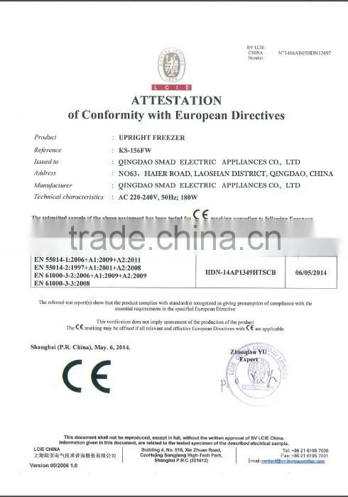 Wholesale China home freezer frozening meat for sale