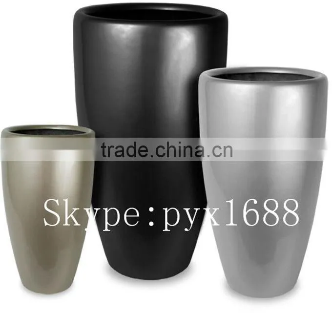 artificial fiberglass flower pots stand designs