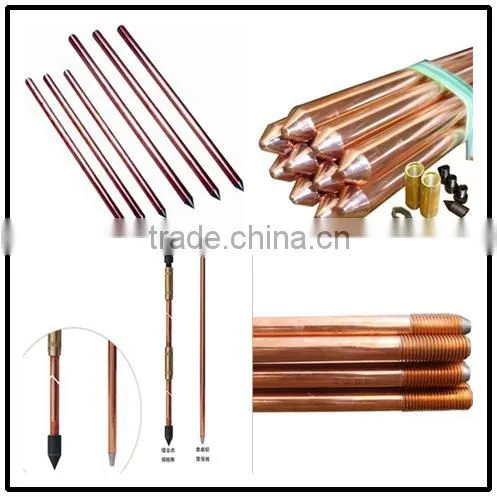 Grounding Connection Copper Bonded Threaded Rod Grounding Rod