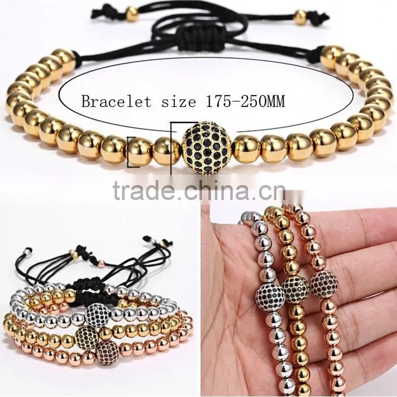 2016 The Best Selling Chinese Knot Beads Bracelet with 316L Stainless Steel Bracelet Jewelry Gifts for Women