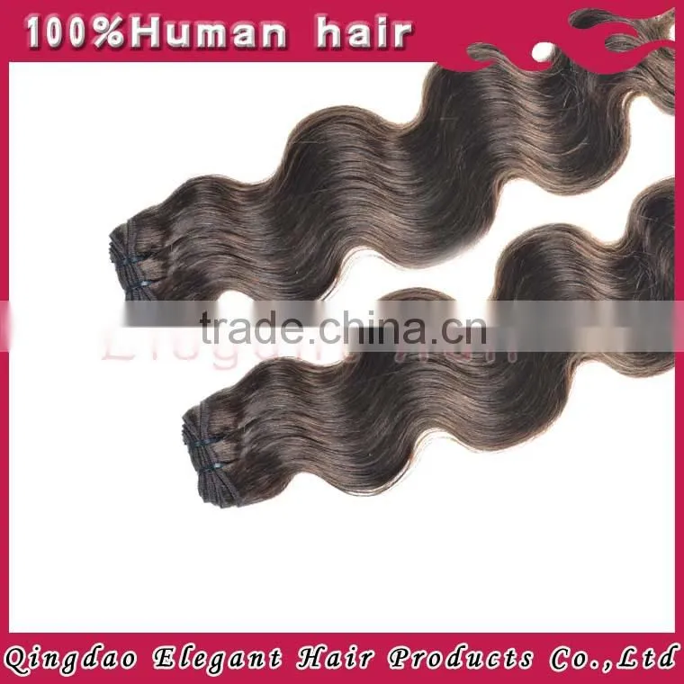 Qingdao Elegant Body wave Wholesale virgin indian hair weft
