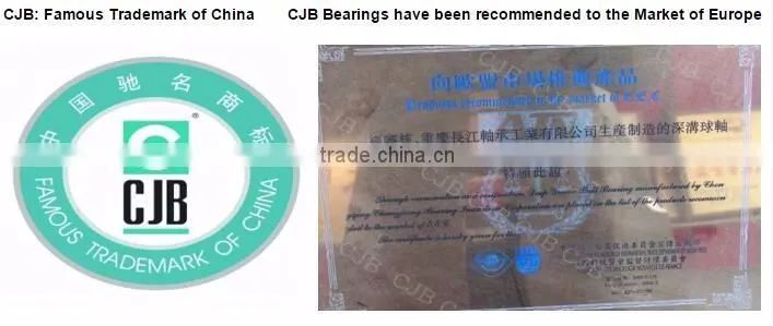 China Famous Trademark CJB 6205 6206 6207 Deep groove ball bearing