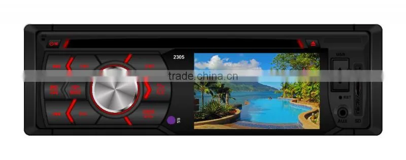 new design auto car dvd 1din with wide HD screen