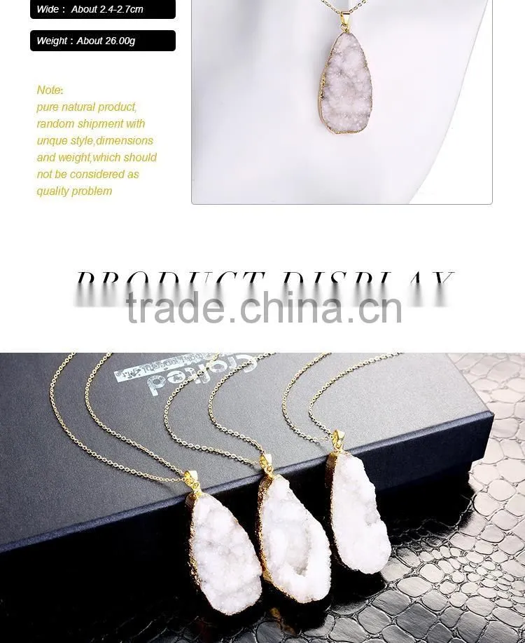 Mixed order available white stone necklace for men