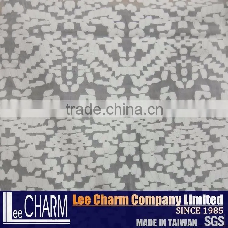 Metallic Petals Pattern Fashion Apparel Jacquard Fabric