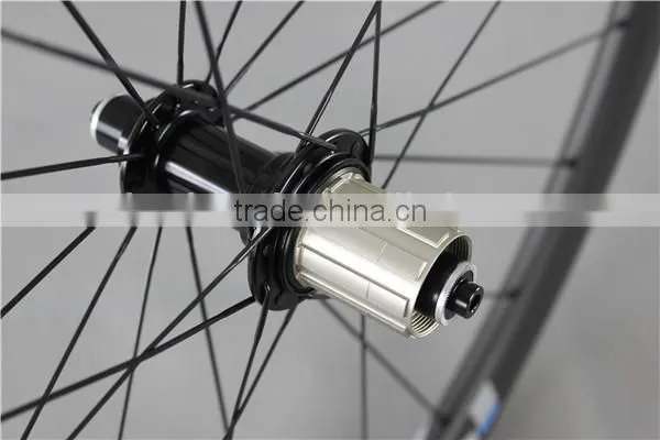 Super light carbon clincher wheelset wide edge carbon fiber wheels W40C