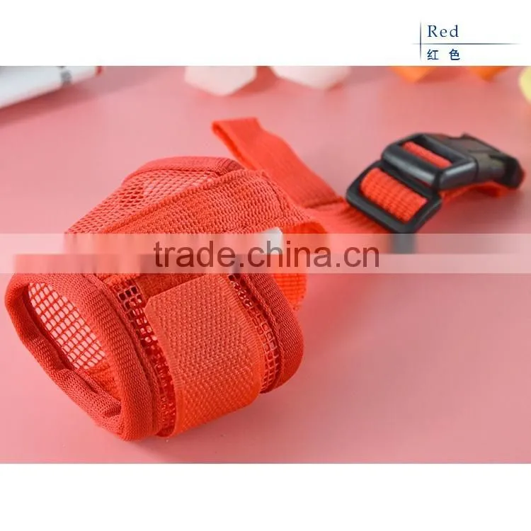 Adjustable Buckle Strap Nylon Breathable Soft Mesh Dog Muzzle for Pet Dog