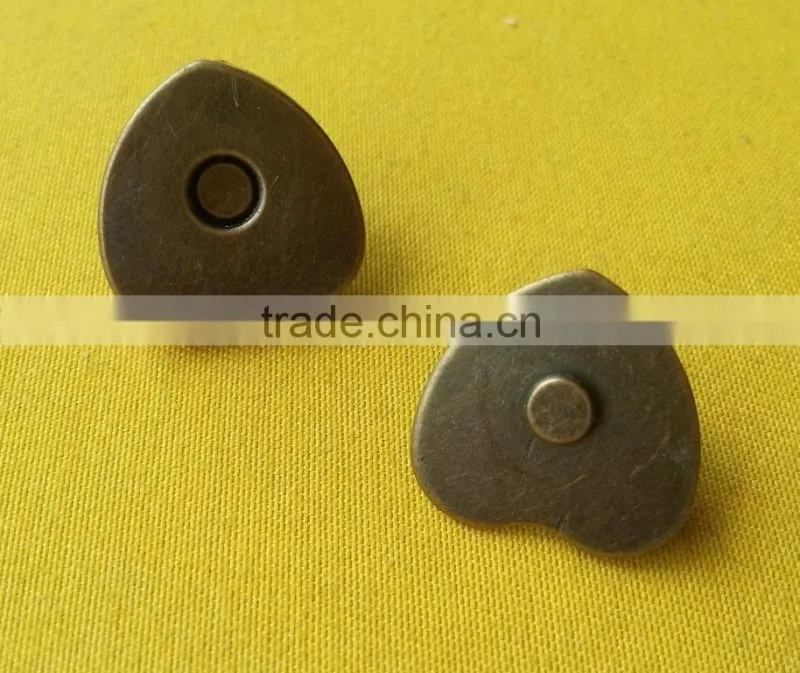18mm Heart Shape Magnet Snap Button For Handbag -- SN1521