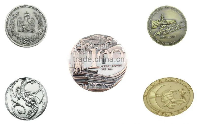 Popular Custom Cute Metal Magic Superman Coin