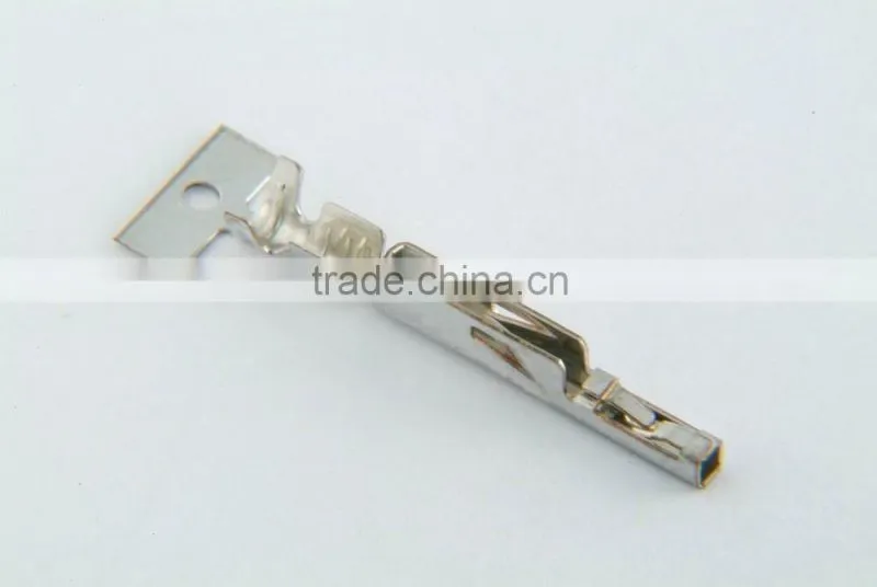 Phosphor bronze male terminal for wire