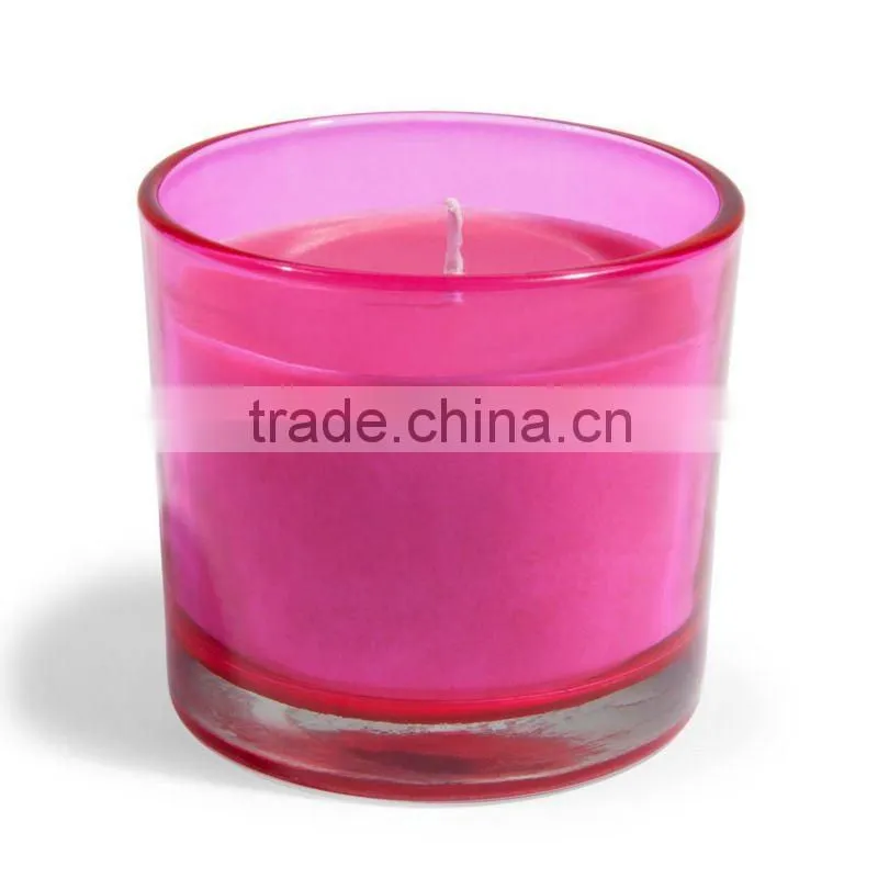 Red Glass Candle, Candle Glass