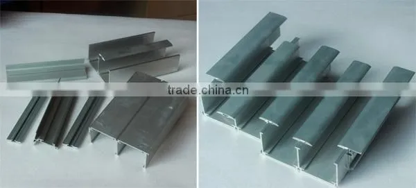 square round tube,rectangle tube, h shape I shape L shape u shape aluminium profiles with heat transfer paper of wooden grain