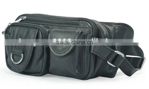 Fashion fanny pack waterproof PU sport waist bag With multi-pockets wholesale in Donguan