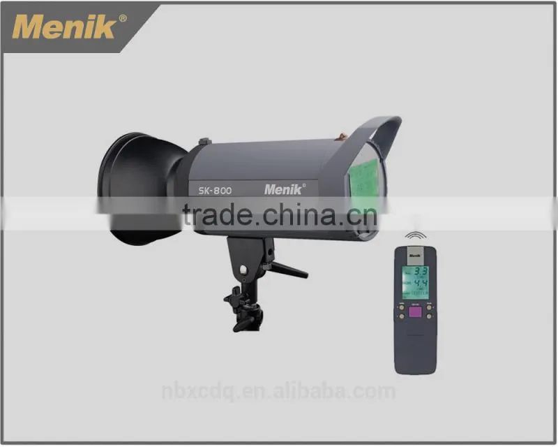 SK Profissional Studio Flash with Large LCD and Remote Control, Studio Equipment, Photographic Equipment