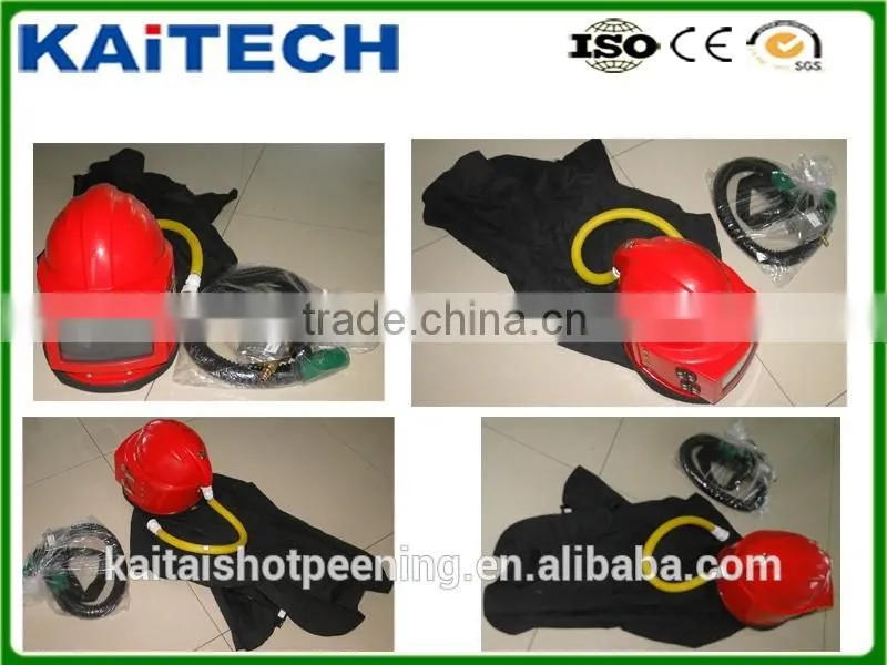 Sand blasting cap