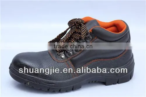 CE EN 20345 PU injected steel toe safety shoes 9091
