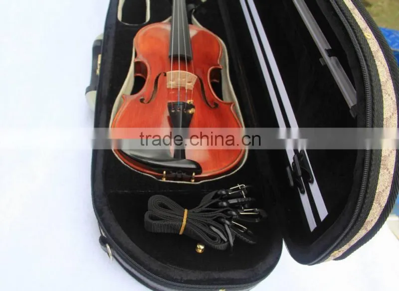 middle-rang violin and deep flamed color violin red colored violins TL004-3