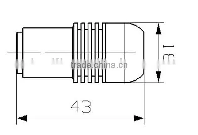 LED 1157 3w brake Light ,Car LED bulb tail light