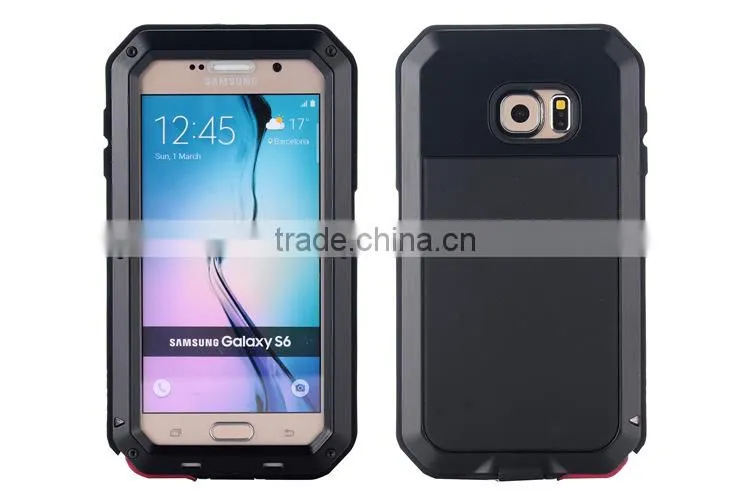 Metal Hard Waterproof Phone Case for Samsung S6