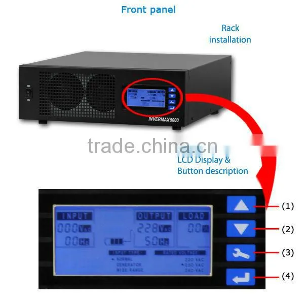 48 V 4000W inbuilt battery inverter (InverMax )