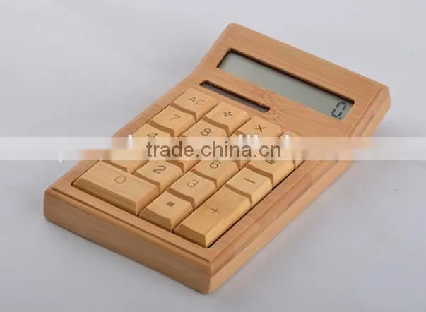 Natural Eco-friendly Bamboo Citizen Calculator